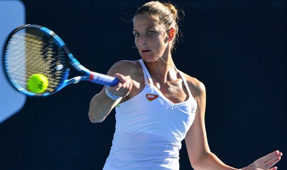 Karolína Plíšková v duelu 1. kola Australian Open
