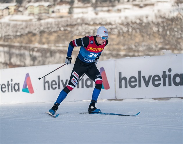 Novák byl v lyžařském sprintu v Livignu devátý, Janatová desátá