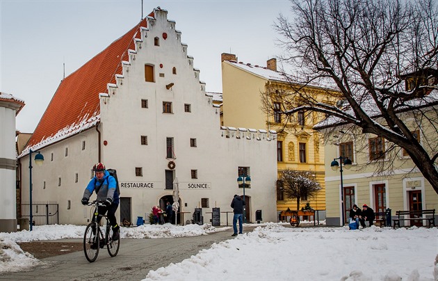 Piaristické námstí patí k nejmalebnjím koutm historického centra eských...