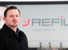 Jan esák, obchodní editel sedlecké firmy Refil, která vyrábí respirátory.