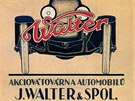 Reklama na automobily Walter z asopis z doby první republiky