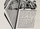 Reklamy na automobily Zetka z asopis z doby první republiky