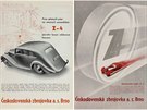 Reklamy na automobily Zetka z asopis z doby první republiky