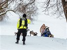Mstsk policie pijela a vyhnala z petnskch svah lyae, snowboardisty i...