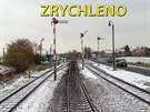 Mechanická návstidla ve stanici Jene pamatují jet Sergeje na trati 120 v...