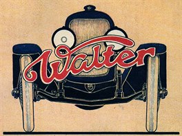 Reklama na automobily Walter z asopis z doby první republiky