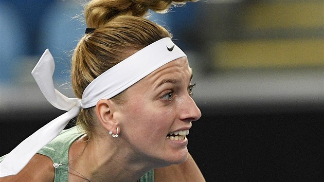 Petra Kvitov� na turnaji Yarra Valley Classic v Melbourne.