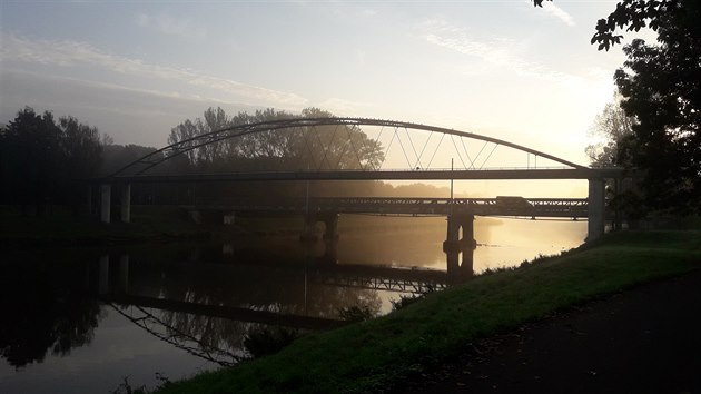 Most kapitána Bartoše v Pardubicích