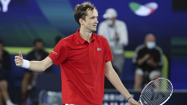 Daniil Medveděv ve finále ATP Cupu