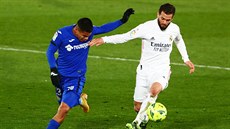 Nacho (vpravo) z Realu Madrid a Juan Hernandez z Getafe.