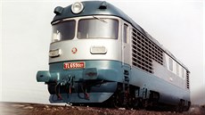 Turbínová lokomotiva koda typ 1 TLo (oznaení lokomotivní ady SD podle...