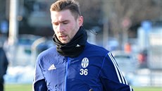 Jaromír Zmrhal na tréninku v Mladé Boleslavi.