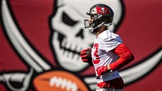 Mike Evans na tréninku Tampa Bay Buccaneers