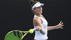 Jennifer Bradyová ve čtvrtfinále turnaje v Melbourne.