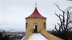 Hrad a zámek v Horšovském Týně na Domažlicku. Na snímku je hláska v zámeckém...