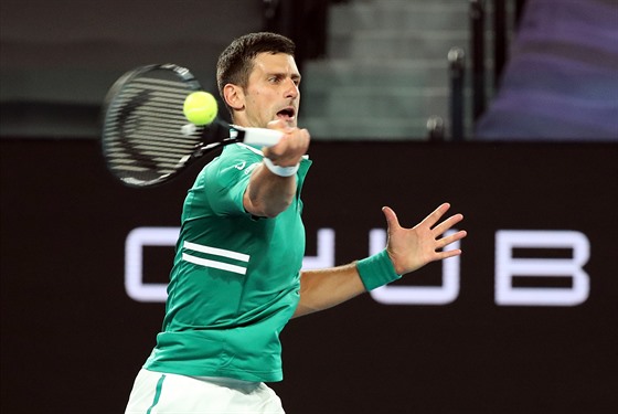 Novak Djokovič ve čtvrtfinále Australian Open.
