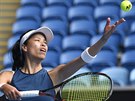 Sie u-wej z Tchaj-wanu podává v osmifinále Australian Open.