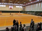 Pohled na plochu litvínovské sportovní haly stojící u Koldomu na okraji msta....