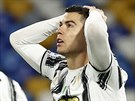 Cristiano Ronaldo z Juventusu lituje nepromnné ance.