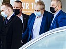 Prezident Milo Zeman dostal v praské Ústední vojenské nemocnici druhou dávku...