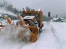 Sprva eleznic ve videu ukazuje, jak se v zim star o koleje