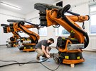 Roboty pomáhají s výukou v Podorlickém vzdlávacím centru v Dobruce.