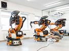 Roboty v Podorlickém vzdlávacím centru v Dobruce