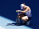 Ashleigh Bartyová ve tvrtfinále Australian Open.