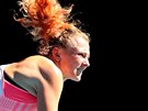 Kateina Siniaková na Australian Open ve finále tyhry.