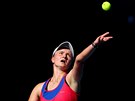 Podání Barbory Krejíkové ve finále tyhry Australian Open