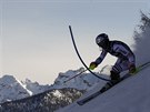 Francouzský lya Alexis Pinturault bhem slalomu pro kombinaci na MS v Cortin...