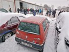 V Bohumn se uskutenila prvn draba aut odtaench z ulic. (12. nora 2021)