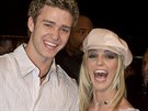 Justin Timberlake a Britney Spears (Los Angeles, 11. února 2002)