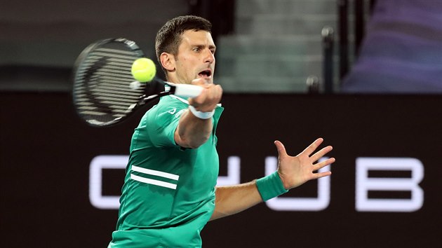 Novak Djokovič ve čtvrtfinále Australian Open.