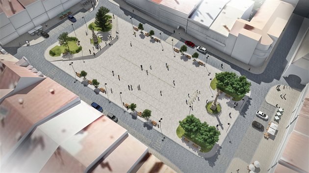 Nová podoba náměstí by měla centrum Valašského Meziříčí esteticky vylepšit. Radnice tu plánuje i pořádání akcí pro veřejnost.
