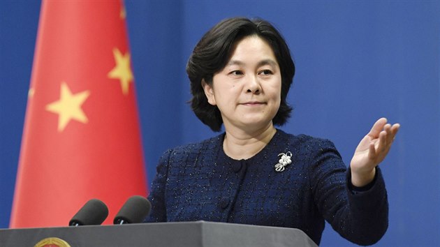 Mluvčí čínského ministerstva zahraničí Chua Čchun-jing. (20. ledna 2021)
