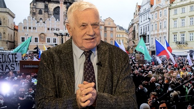 Hostem Rozstřelu je Václav Klaus. (11. února 2021)