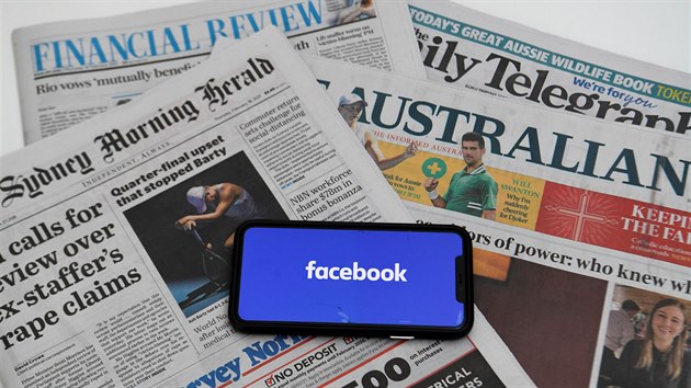 Facebook bloku je v reakci na chystaný zákon stránky australských médií. (18. února 2021)