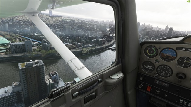 Microsoft Flight Simulator - Fotogrammetricky nasnman Tokio.