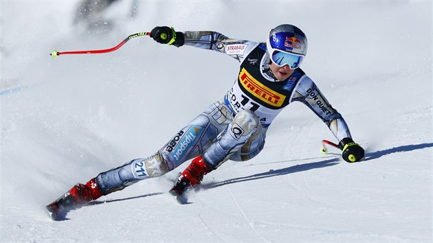 Ester Ledeck v superobm slalomu na mistrovstv svta v Cortin d'Ampezzo.