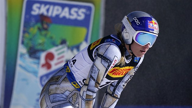 Ester Ledeck v cli superobho slalomu na mistrovstv svta v Cortin d'Ampezzo.