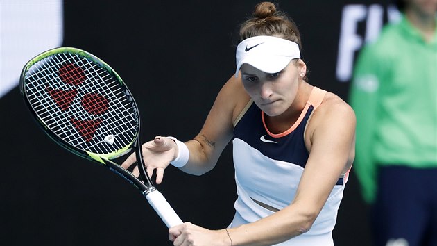 Markéta Vondroušová ve třetím kole Australian Open.