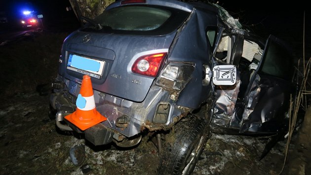 Vn nehoda dvou automobil na Prachaticku