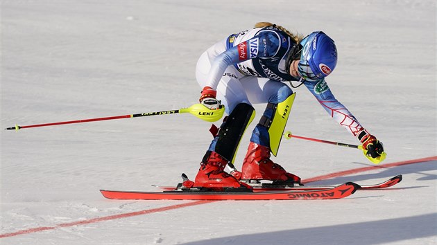 Americká lyžařka Mikaela Shiffrinová si v kombinaci na MS v Cortině d'Ampezzo dojela pro zlato.