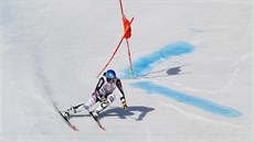Petra Vlhová v prvním kole slalomu na mistrovství světa.