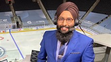 Kanadský hokejový komentátor stanice Sportsnet Harnarayan Singh je prvním...