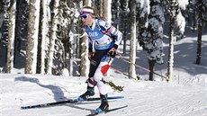 Markéta Davidová bhem sprintu na mistrovství svta v Pokljuce