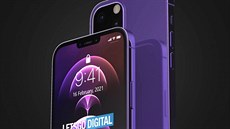 Designový koncept iPhonu 13