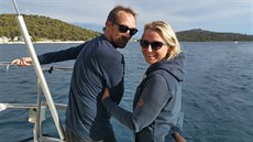 Na jacht� tráví Klára s man�elem a d�tmi dovolené nejrad�ji.