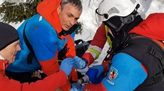 Snaha o záchranu mladího skialpinisty (15. 2. 2021  14:15)